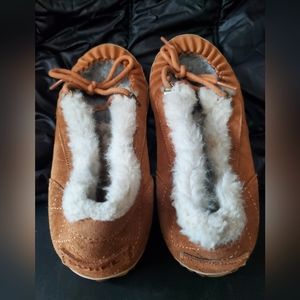 Sorel Out N About 7 Moccasin Slippers Chestnut Gray